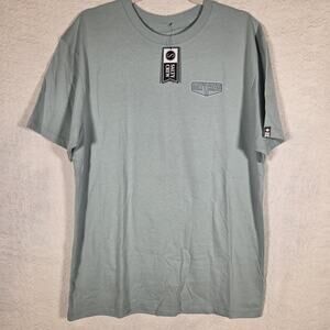 NWT Salty Crew T Shirt Mens M Green Find Refuge In the sea graphic fishing shirt
